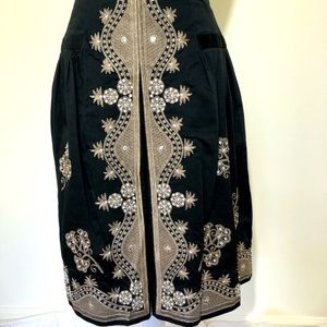 Embellished Midi Skirt